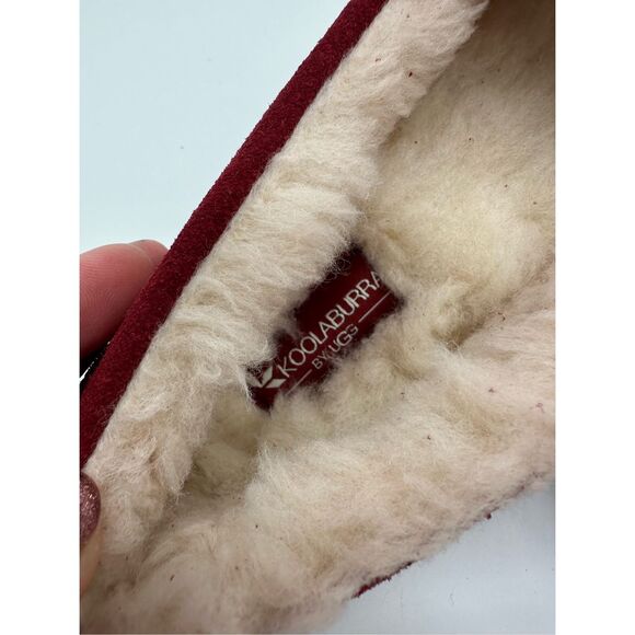 Koolaburra by UGG Women's Lezly Slipper Red Suede Womams Size 7 - Picture 7 of 14